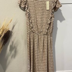 Smocked ruffle dress